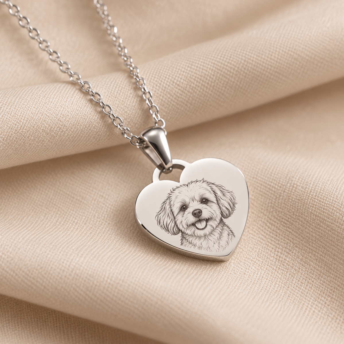 Collar Personalizado Corazon Inmortal