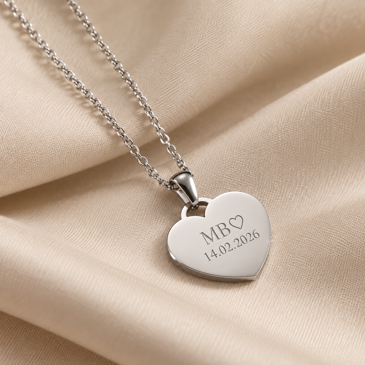 Collar Personalizado Corazon Inmortal