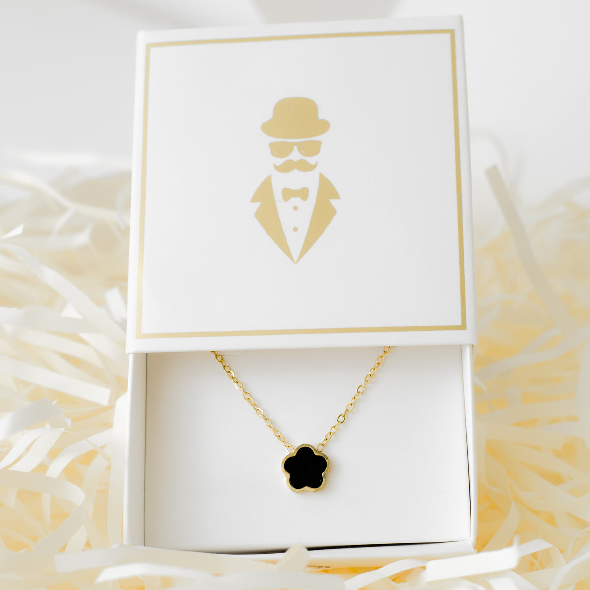Set Trebol - Negro - Acero Inoxidable