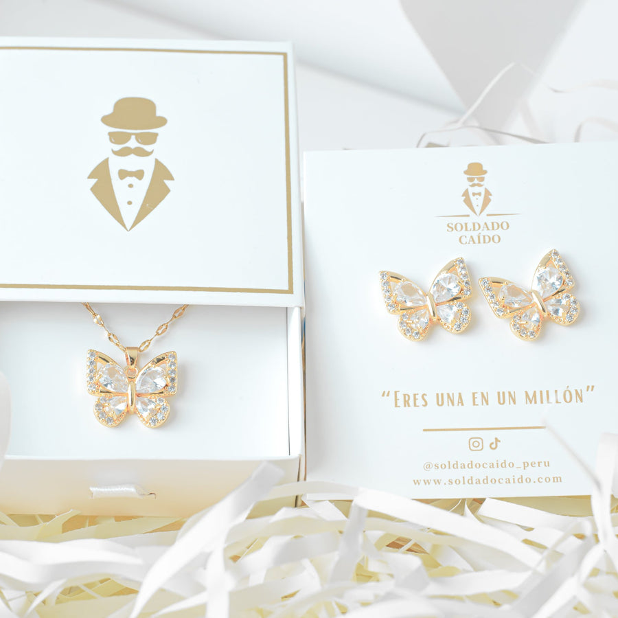 Set Mariposa - Acero Inoxidable